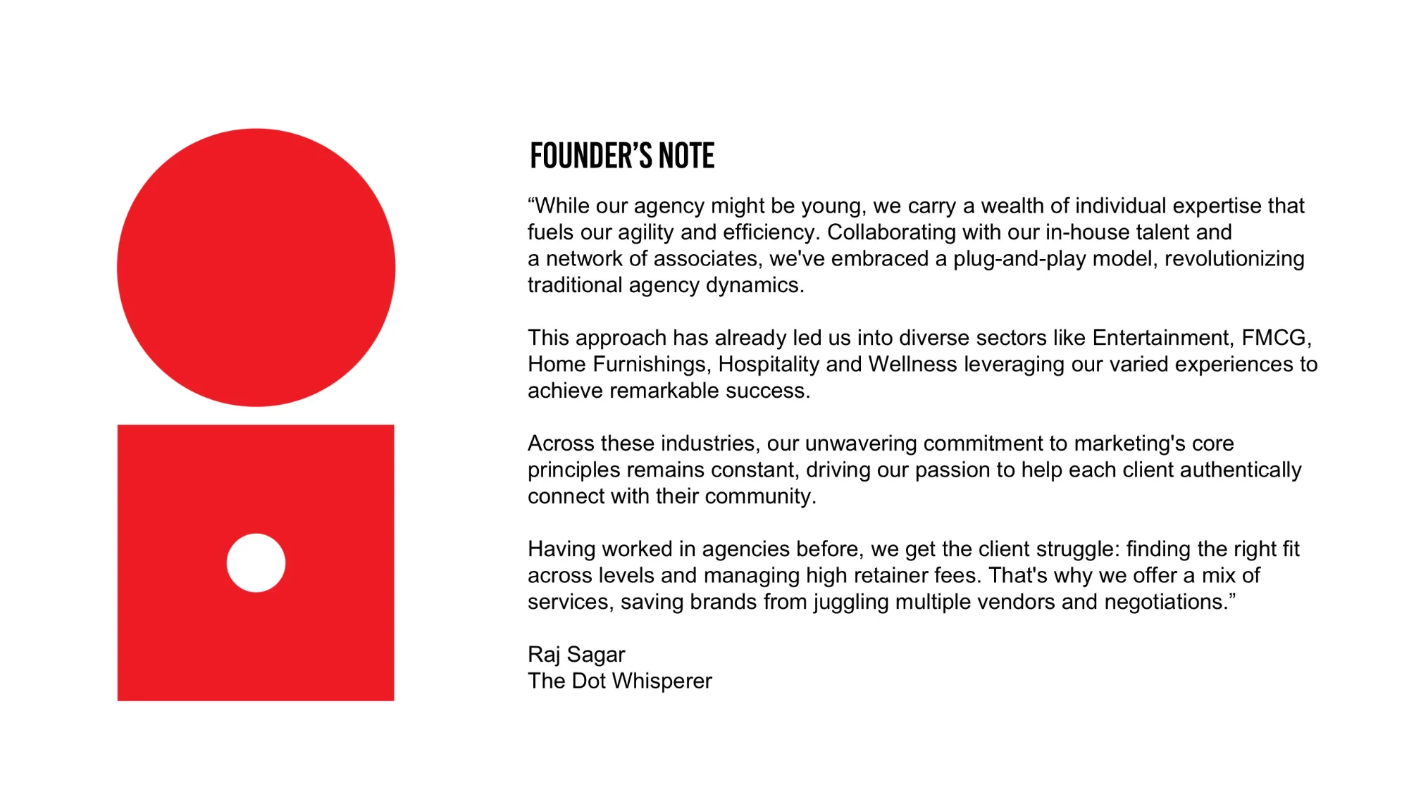 Founder's Note